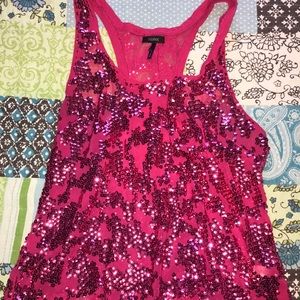 Sparkly tank top